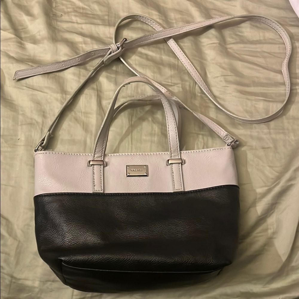 Nine West Black and Gray Crossbody Bag